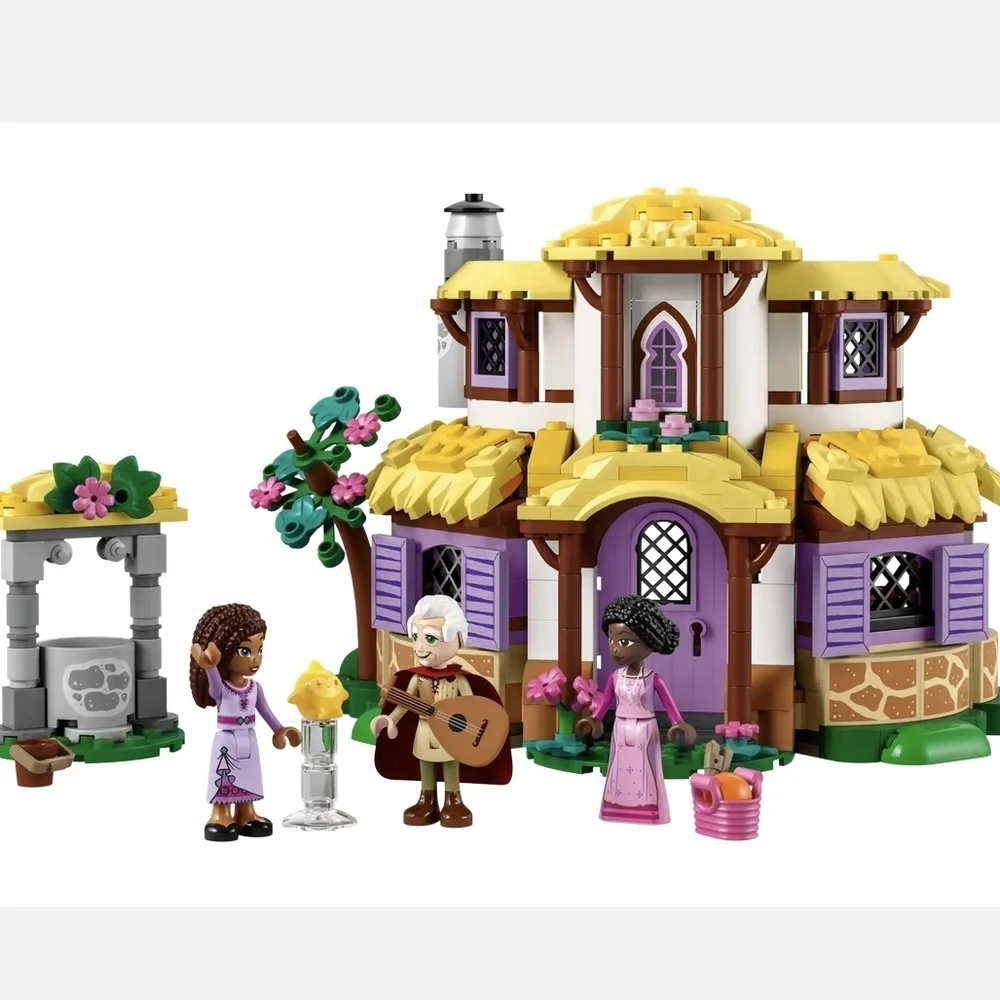 Retired LEGO 43231 Disney Princess Asha's Cottage 509 Pcs Complete with Manual